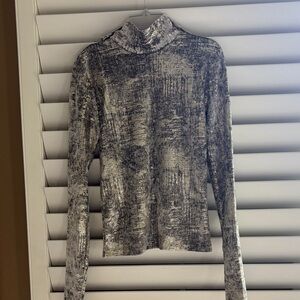Pinko Metallic Patterned long sleeve Top. Brand new with original tags.